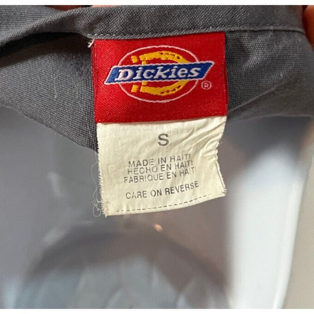 Dickies Uniform Gray Scrub Top Size S - Picture 3 of 3